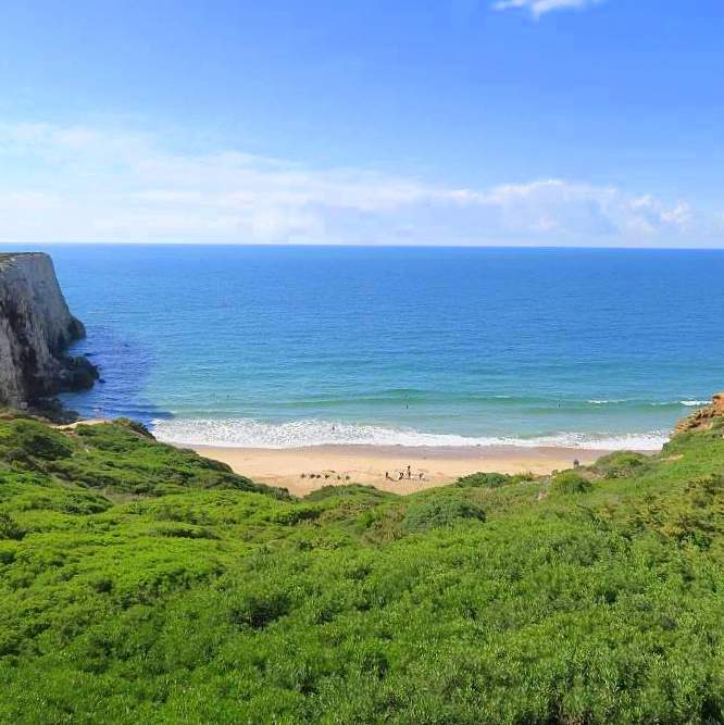 Surfen Algarve: Ponta Ruvia