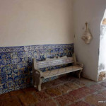 Azulejo Bank in der Kirche N. S. da Rocha
