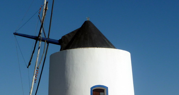 Windmühlen der Algarve, Portugal